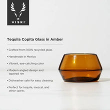 Load image into Gallery viewer, Tequila Copita Glass in Amber by Viski Shefu choice
