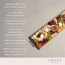 Load image into Gallery viewer, The Longboard Acacia Cheese Board by Twine Living Shefu choice
