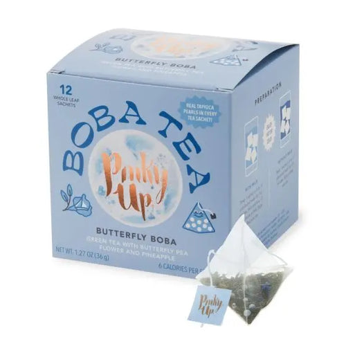Butterfly boba tea in sachets by pinky up Shefu choice