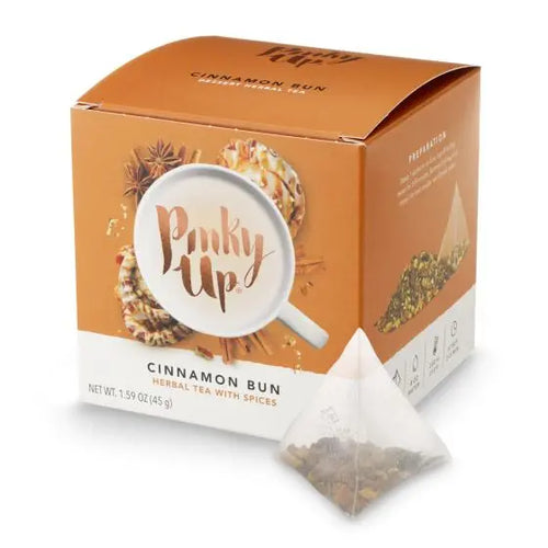 Cinnamon Bun Pyramid Tea Sachets by Pinky Up Shefu choice
