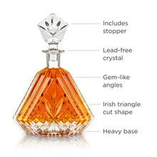 Cargar imagen en el visor de la galería, Admiral Crystal Irish-Cut Whiskey Decanter Viski Shefu choice
