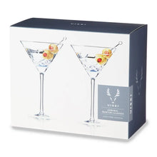 Charger l&#39;image dans la galerie, Admiral Crystal Martini Glasses, Set of 2 Viski
