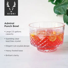 Cargar imagen en el visor de la galería, Admiral Punch Bowl with 8 Tumblers by Viski Shefu choice
