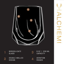 Carregar imagem no visualizador da galeria, Alchemi Aerating Wine Tasting Glass Viski TRUE
