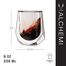 Carregar imagem no visualizador da galeria, Alchemi Aerating Wine Tasting Glass Viski TRUE
