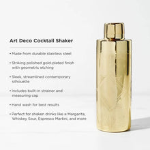 Load image into Gallery viewer, Art Deco Cocktail Shaker by Viski Viski
