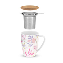 Cargar imagen en el visor de la galería, Bailey Botanical Bliss Ceramic Tea Mug &amp; Infuser by Pinky Up TRUE
