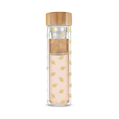 Blair Bee Glass Travel Infuser Mug by Pinky Up TRUE