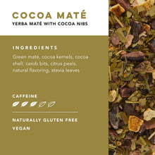 Carregar imagem no visualizador da galeria, Cocoa Mate Yerba Maté, 15 Sachets by Pinky Up Shefu choice

