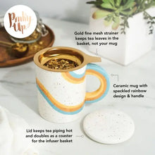 Load image into Gallery viewer, Everlee Mug with Infuser &amp; Lid by Pinky Up Shefu choice
