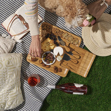 Cargar imagen en el visor de la galería, Four Piece Bamboo Cheese Board and Knife Set by Twine Twine
