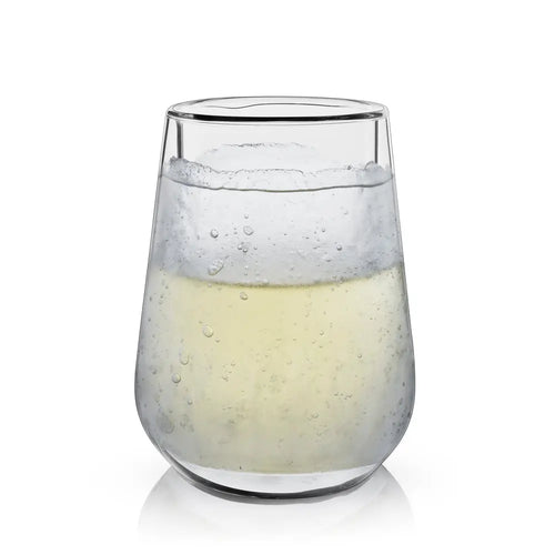 Glacier Double Walled Chilling Wine Glass by Viski Viski