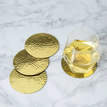 Charger l&#39;image dans la galerie, Hammered Brass Coasters by Viski Viski
