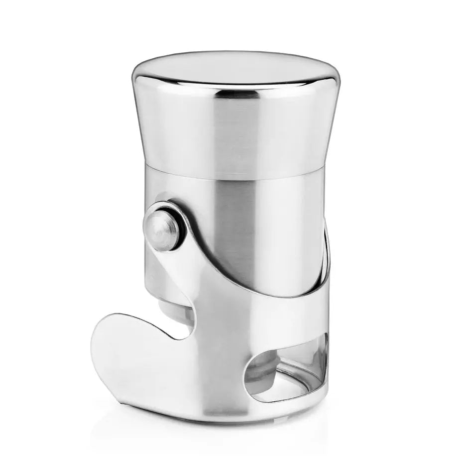 Harrison Heavyweight Champagne Stopper in Silver Viski Viski