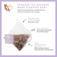Load image into Gallery viewer, Honey Lavender Rooibos Tea, 15 Sachets by Pinky Up Shefu choice
