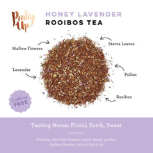 Load image into Gallery viewer, Honey Lavender Rooibos Tea, 15 Sachets by Pinky Up Shefu choice
