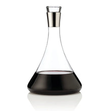 Load image into Gallery viewer, IRVING CHROME-RIMMED CRYSTAL DECANTER TRUE
