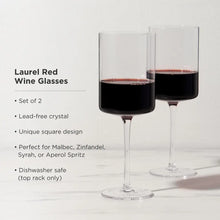 Lade das Bild in den Galerie-Viewer, Laurel Crystal Red Wine Glasses Viski Viski
