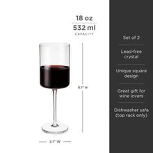 Lade das Bild in den Galerie-Viewer, Laurel Crystal Red Wine Glasses Viski Viski
