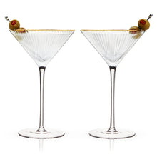 Carregar imagem no visualizador da galeria, Meridian Crystal Martini Glasses Viski Viski
