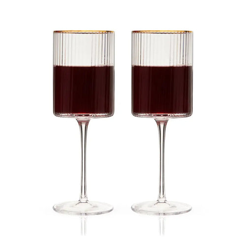 Meridian Crystal Wine Glasses Viski Viski