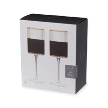 Load image into Gallery viewer, Meridian Crystal Wine Glasses Viski Viski
