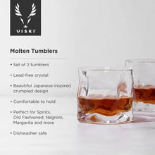 Cargar imagen en el visor de la galería, Molten Tumblers by Viski (Set of 2) Shefu choice
