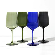 Carregar imagem no visualizador da galeria, Nouveau Seaside Wine Glasses by Viski Shefu choice
