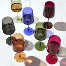Load image into Gallery viewer, Nouveau Sunset Wine Glasses by Viski Shefu choice
