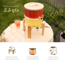 Cargar imagen en el visor de la galería, Outdoor Double Drink Dispenser by Twine Living Twine
