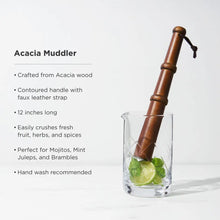 Carregar imagem no visualizador da galeria, PROFESSIONAL 12&quot; ACACIA WOOD MUDDLER Viski
