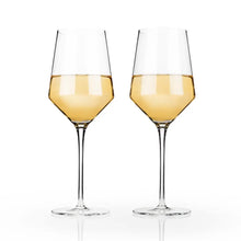 Load image into Gallery viewer, Raye Crystal Angled Chardonnay Glasses Viski Viski
