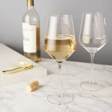 Load image into Gallery viewer, Raye Crystal Angled Chardonnay Glasses Viski Viski
