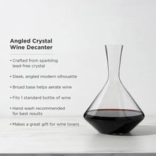 Lade das Bild in den Galerie-Viewer, Raye Crystal Angled Wine Decanter Viski Viski
