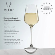 Charger l&#39;image dans la galerie, Reserve Inez Crystal Chardonnay Glasses, Set of 4 by Viski Viski
