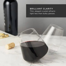 Charger l&#39;image dans la galerie, Rolling Crystal Wine Glasses by Viski Shefu choice
