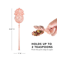 Lade das Bild in den Galerie-Viewer, Rose Gold Pineapple Tea Infuser by Pinky Up Pinky Up
