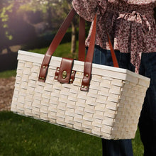 Charger l&#39;image dans la galerie, Tahoe Cream Picnic Basket for Four by Twine Living Twine
