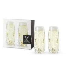 Load image into Gallery viewer, Cactus Crystal Stemless Champagne Flutes by Viski® Shefu choice
