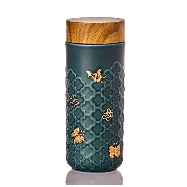 Butterfly Tea Tumbler Shefu choice