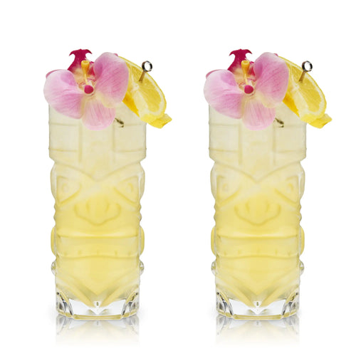 Crystal Tiki Glasses by Viski® Shefu choice