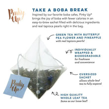 Carregar imagem no visualizador da galeria, Butterfly boba tea in sachets by pinky up Shefu choice
