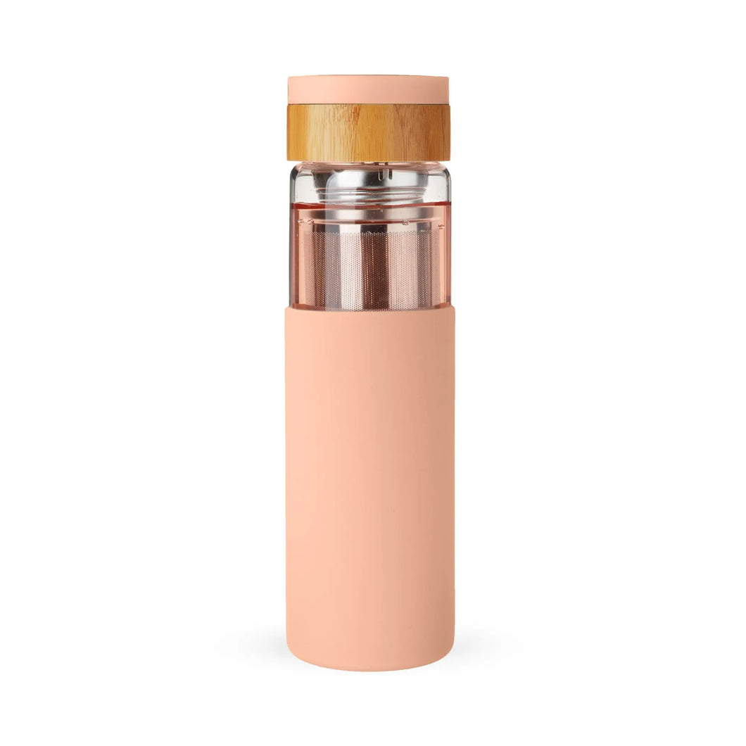 Paige™ Glass Travel Mug in Coral by Pinky Up Shefu choice