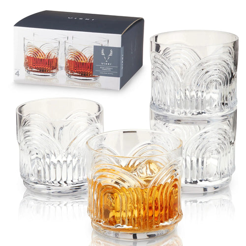 Beau Lowball Tumblers set of 4 by Viski Shefu choice