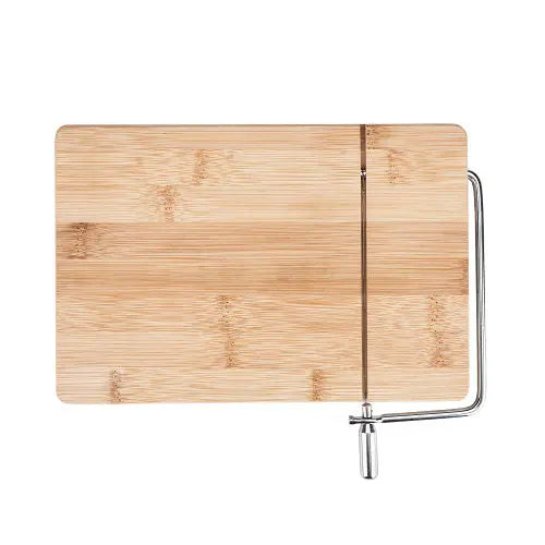 Wireslice Bamboo Cheese Slicing Board by True Shefu choice