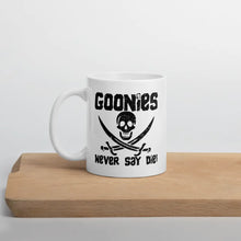 Load image into Gallery viewer, The Goonies Never Say Die Distressed Mug Shefu choice
