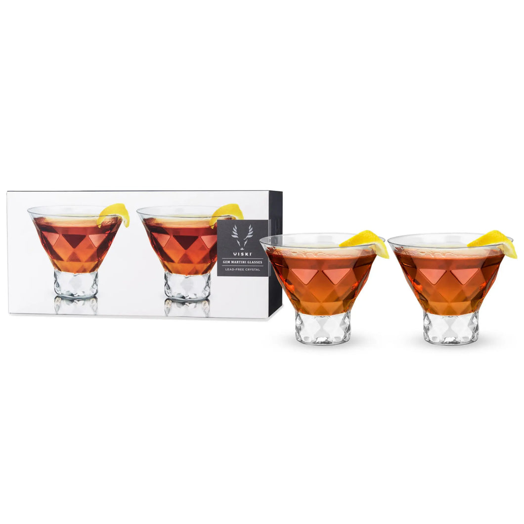 Gem Crystal Martini Glasses by Viski® Shefu choice